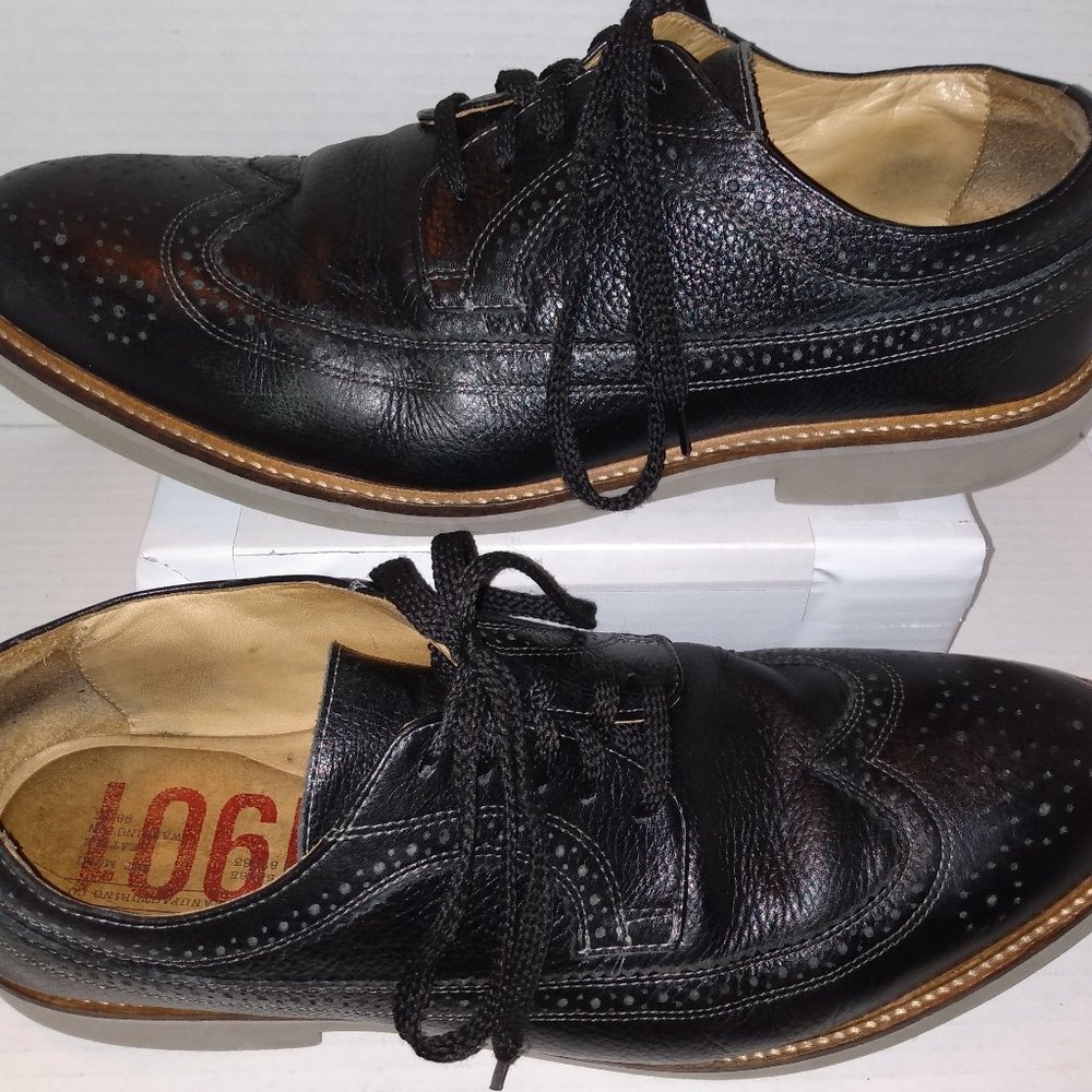 Mens 1901 oxfords dress shoes brown low top